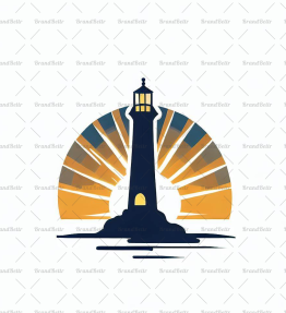 Leuchtturm bei Sonnenuntergang